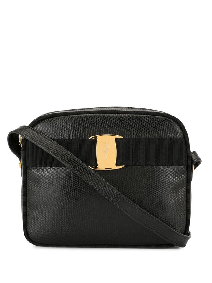 Salvatore Ferragamo Pre-owned Vara Shoulder Bag - Black