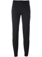 Blumarine Slim Fit Trousers, Women's, Size: 44, Black, Viscose/polyamide/spandex/elastane