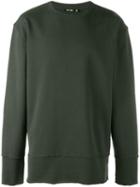 Blk Dnm Crew Neck Sweatshirt, Men's, Size: Large, Green, Cotton