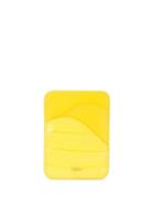 Chloé Walden Embossed Cardholder - Yellow