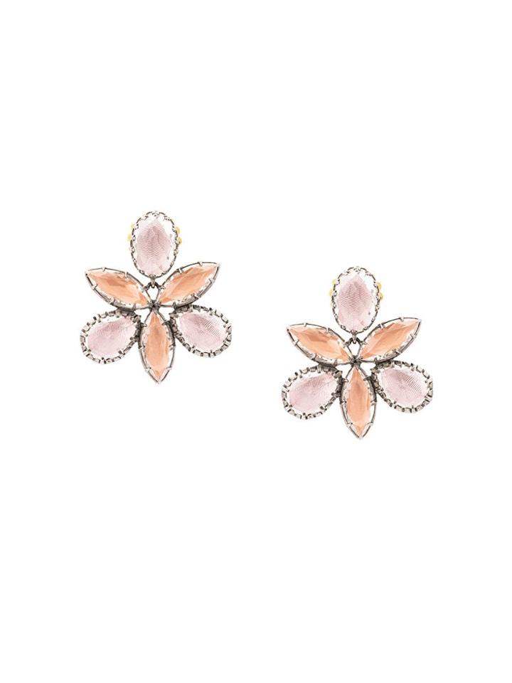 Larkspur & Hawk Sadie Orchid Ballet Stud Earrings - Pink