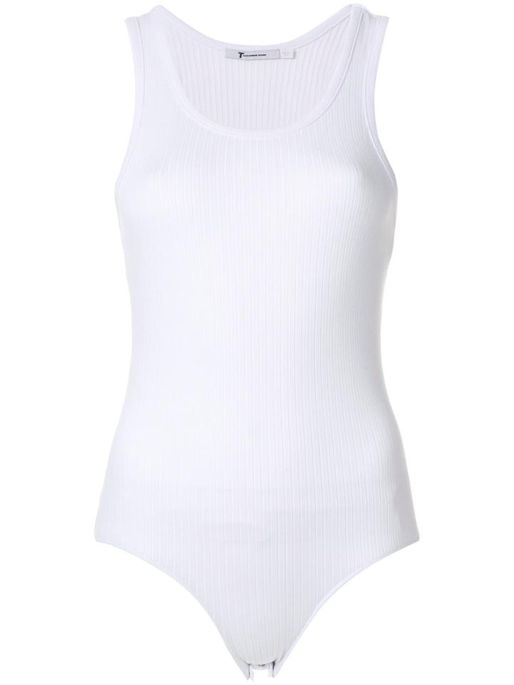 T By Alexander Wang Tank Top Bodysuit - White