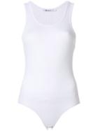 T By Alexander Wang Tank Top Bodysuit - White