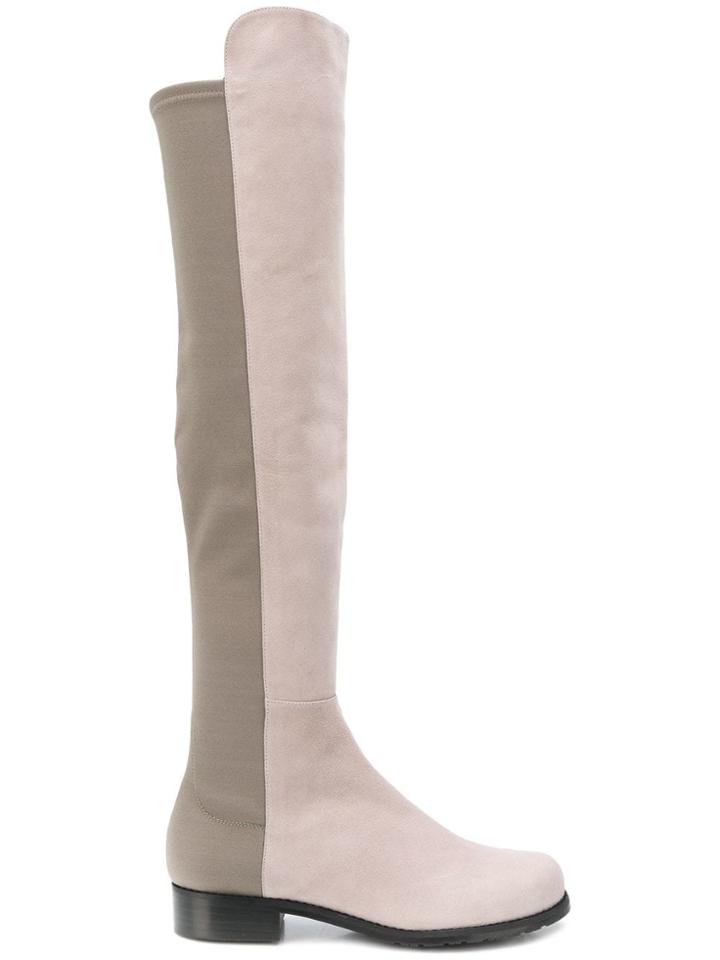 Stuart Weitzman Over The Knee Boots - Neutrals