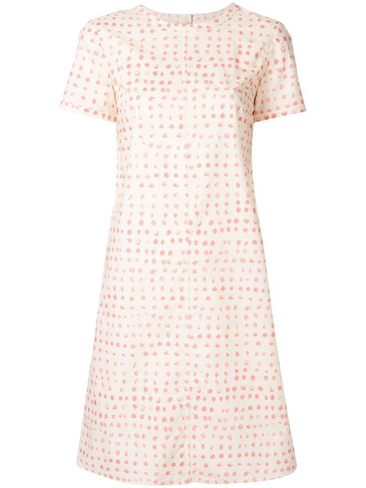 Marni Printed Knee Length Dress - Yellow