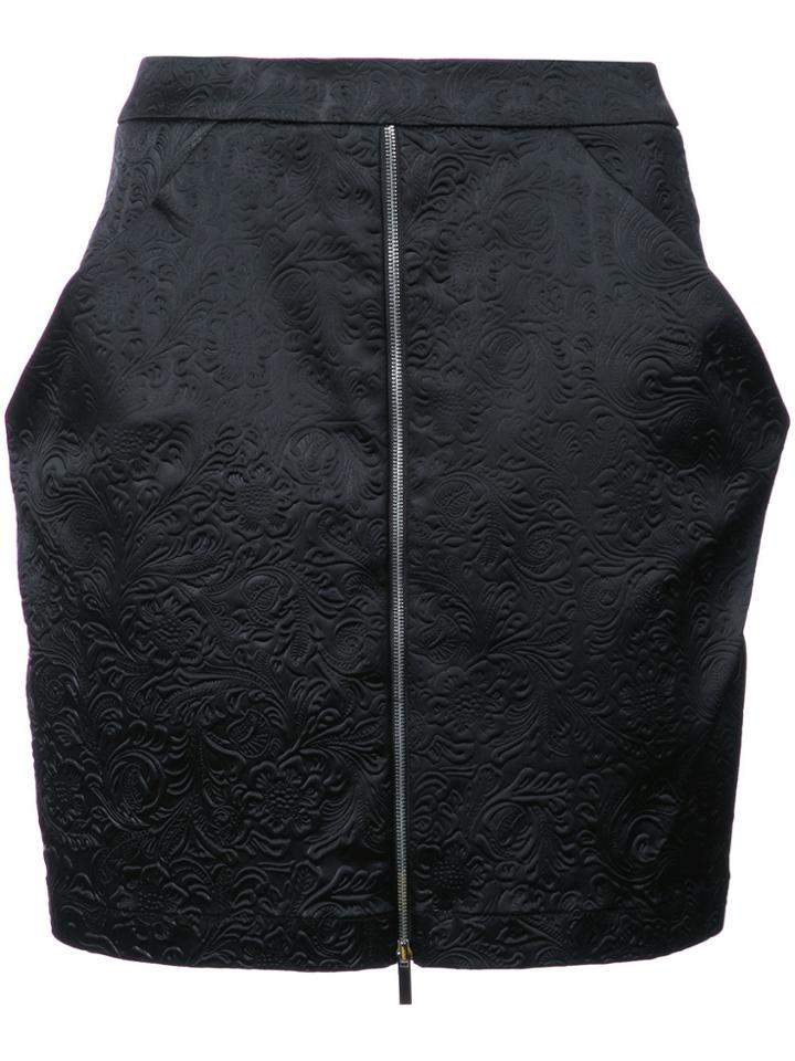 Thomas Wylde Spiderweb Mini Skirt - Black