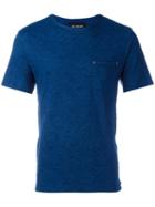 The Kooples Skull Pocket T-shirt, Men's, Size: Medium, Blue, Cotton