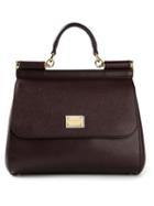 Dolce & Gabbana Small 'sicily' Tote, Women's, Pink/purple