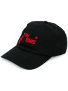Polythene* Optics Logo Embroidered Baseball Cap - Black