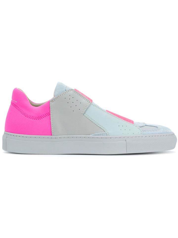Mm6 Maison Margiela Contrast Strap Sneakers - Grey