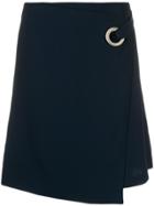 Steffen Schraut Asymmetric Wrap Skirt - Blue