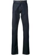 Canali Five Pocket Design Jeans - Blue