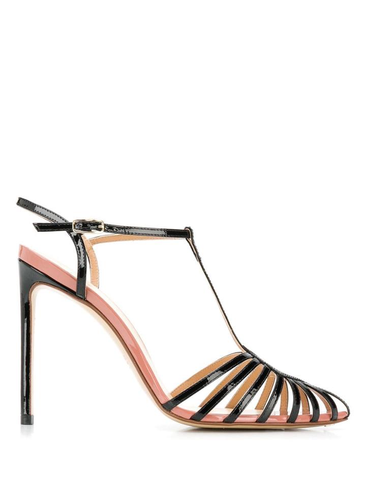 Francesco Russo Cage Sandals - Black