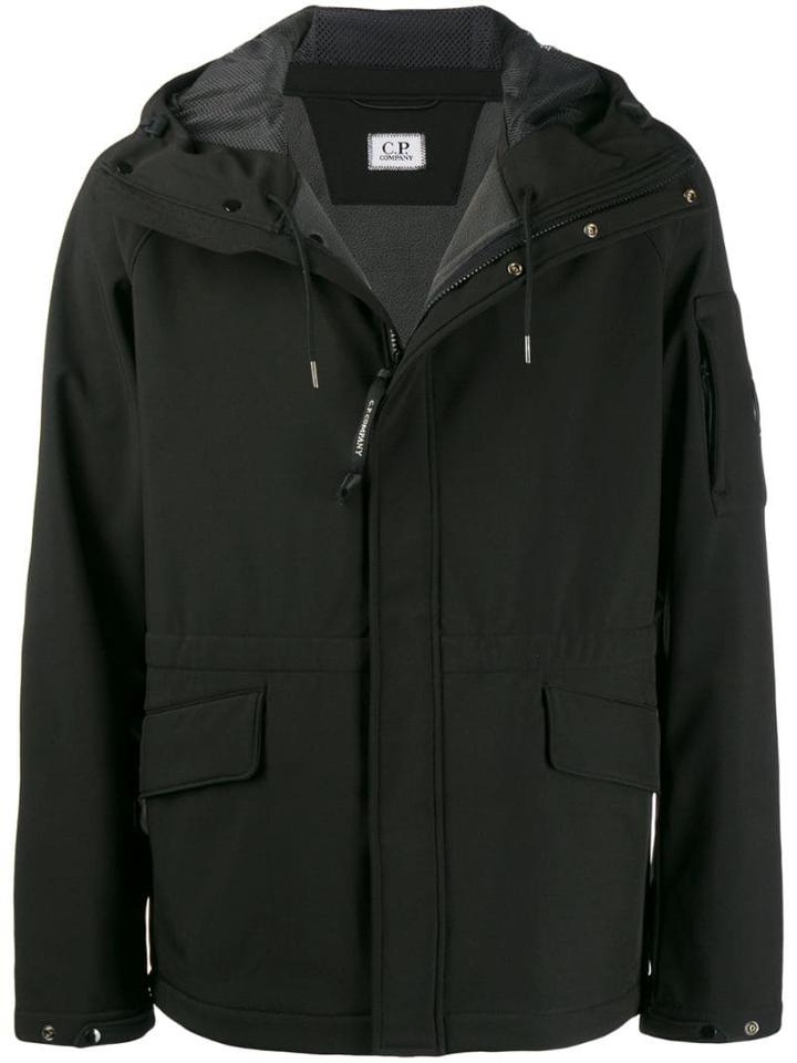 Cp Company Hooded Wind Breaker Jacket - Black