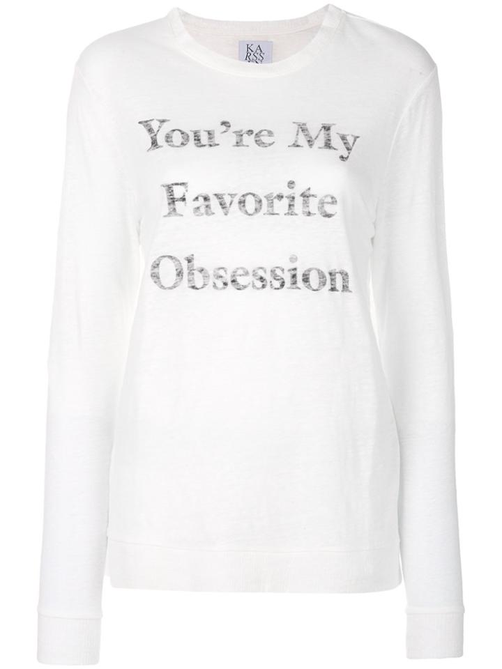 Zoe Karssen Obsession T-shirt - White