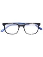 Bottega Veneta Eyewear Square Frame Glasses, Black, Acetate