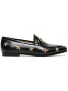 Gucci Jordaan Embroidered Leather Loafer - Unavailable
