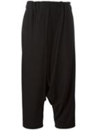 Issey Miyake Cropped Trousers, Women's, Size: 4, Black, Polyester