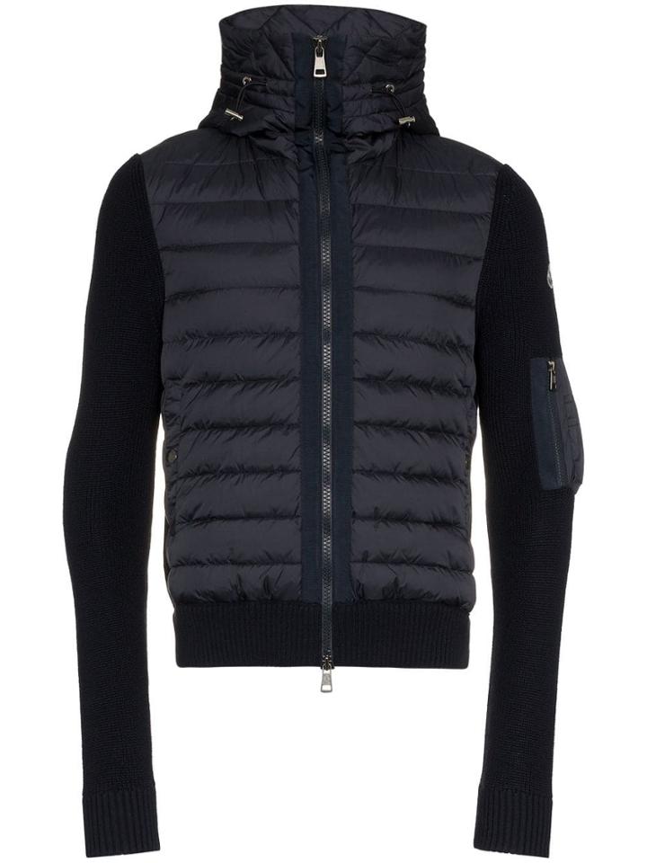 Moncler Monc Pdd Zip Hd Nvy - Blue