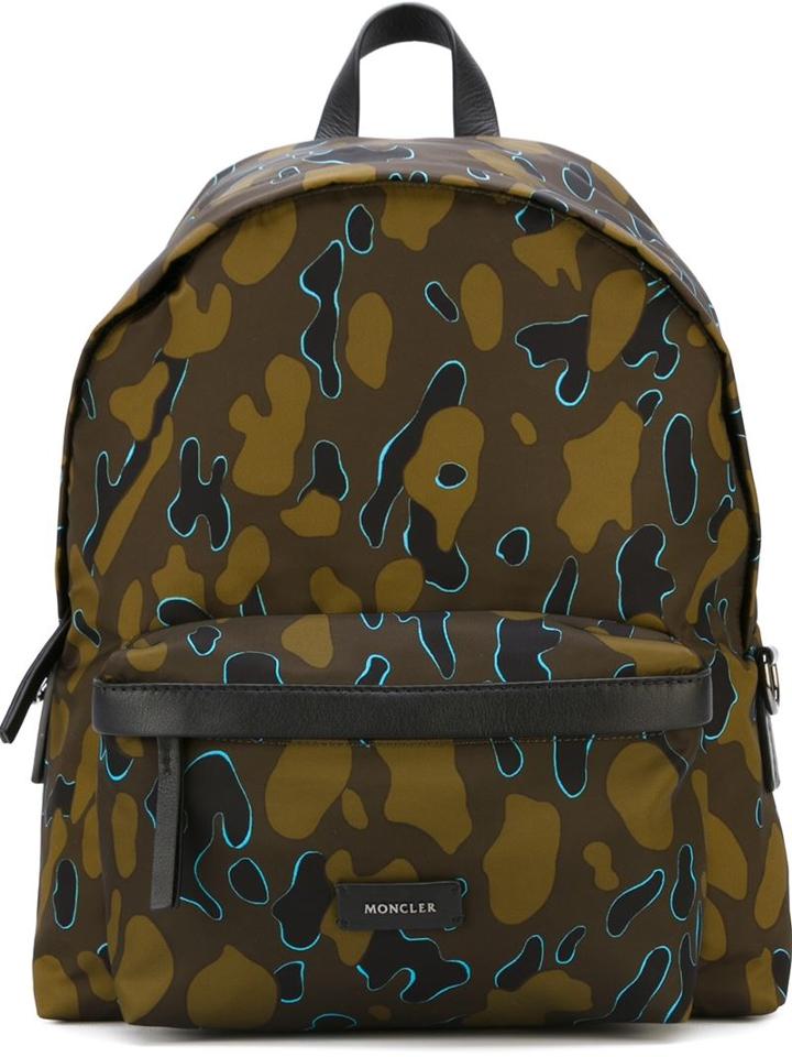 Moncler Romeo Backpack, Green, Polyamide/polyester