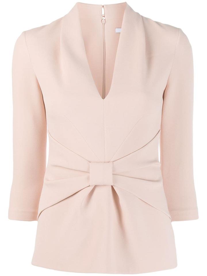 Safiyaa London Gathered Front Blouse - Pink