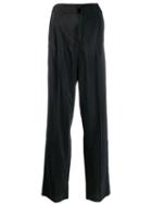 Lemaire Pleated Trousers - Black