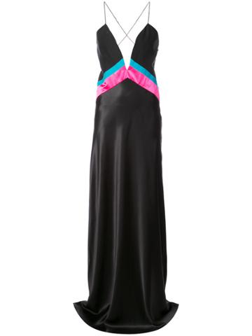 Vionnet Color Block Dress - Black