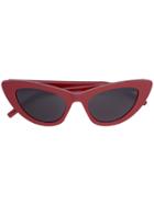 Saint Laurent Eyewear New Wave 213 Lily Cat-eye Sunglasses - Red