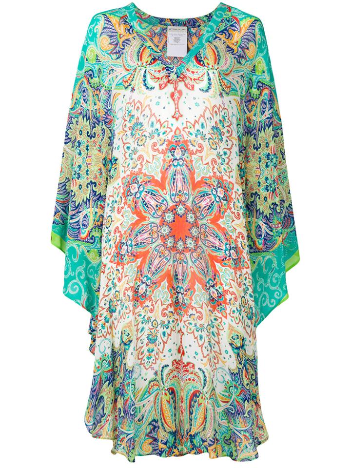 Etro Printed Kaftan Dress - Multicolour