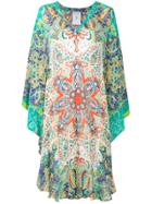 Etro Printed Kaftan Dress - Multicolour