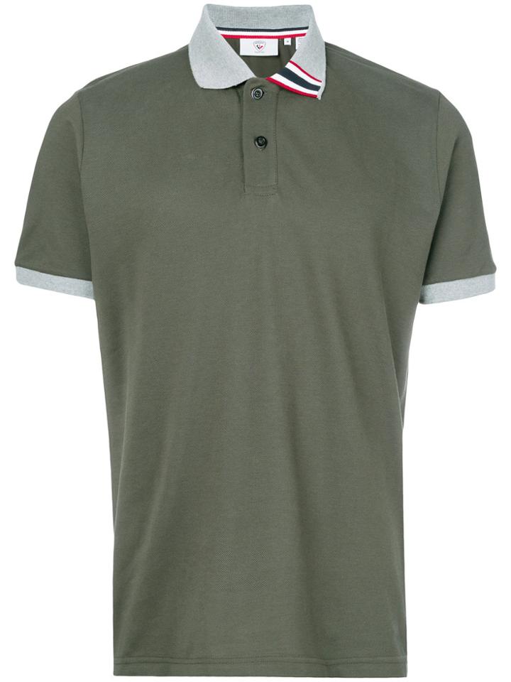 Rossignol Striped Detail Polo Shirt - Green