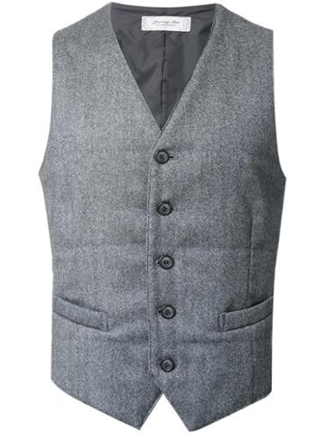 Strasburgo 'lardini' Waistcoat, Men's, Size: Small, Grey, Wool