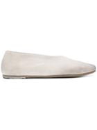 Marsèll Pointed Toe Ballerinas - White
