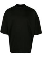 Caban Loose-fit Plain T-shirt - Black