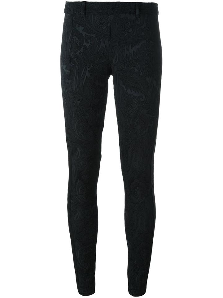 Faith Connexion Brocade Leggings, Women's, Size: 34, Black, Polyester/polyamide/spandex/elastane/acrylic