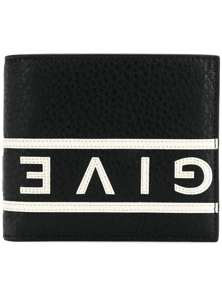 Givenchy Contrast Logo Wallet - Black