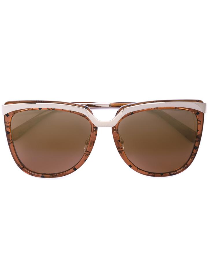 Mcm Oversized Sunglasses - Brown