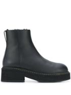 Marni Platform Ankle Boots - Black