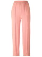 Marni Tapered Ankle Length Trousers - Pink & Purple