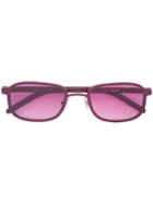 Blyszak Steel Frame Iii Sunglasses With Smoke Lens - Red