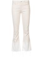 Derek Lam 10 Crosby - Dégradé Bootcut Cropped Jeans - Women - Cotton/spandex/elastane - 24, White, Cotton/spandex/elastane