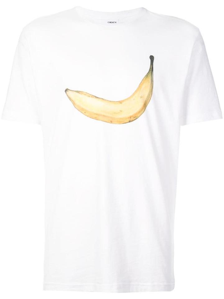 Odin Banana Print T-shirt - White