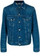 Gucci Embroidered Denim Jacket - Blue