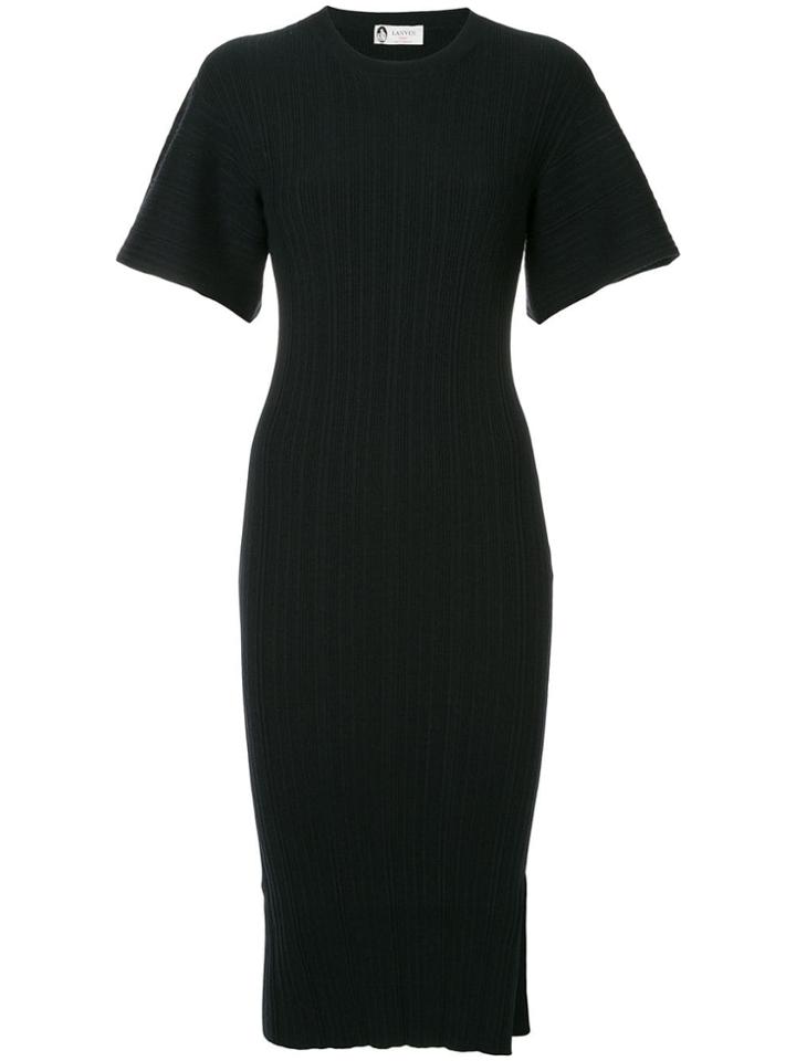 Lanvin Bell Sleeve Midi Dress - Blue