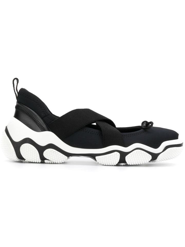 Red Valentino Red(v) Ballet Sneakers - Black