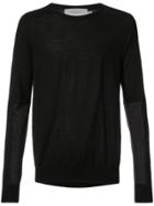 Pringle Of Scotland Elbow Patch Jumper - Black