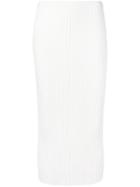 Toteme Knitted Midi Skirt - White