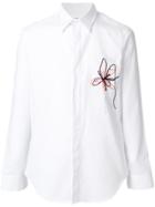 Maison Margiela Embroidered Flower Shirt - White