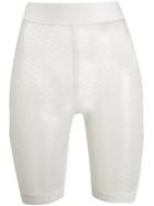 John Elliott Mesh Lace Cycling Shorts - White