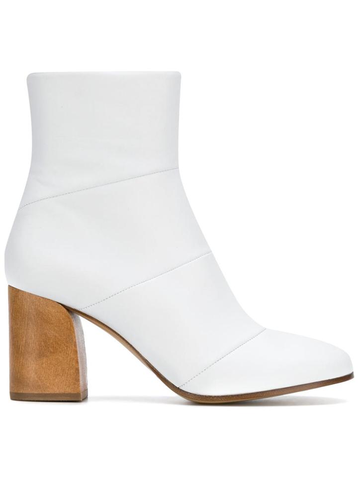 Christian Wijnants Abbas Ankle Boots - White